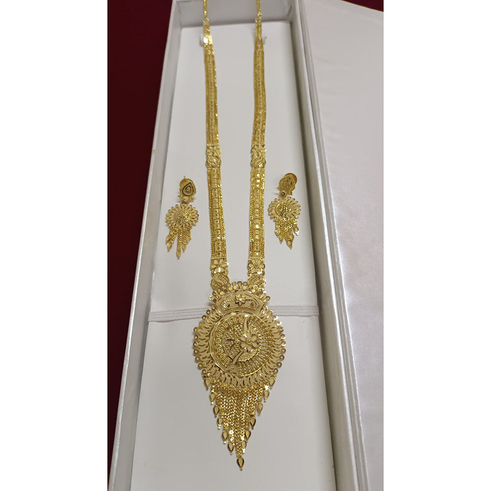 Pari Art Jewellery Royal Forming Long Necklace Set