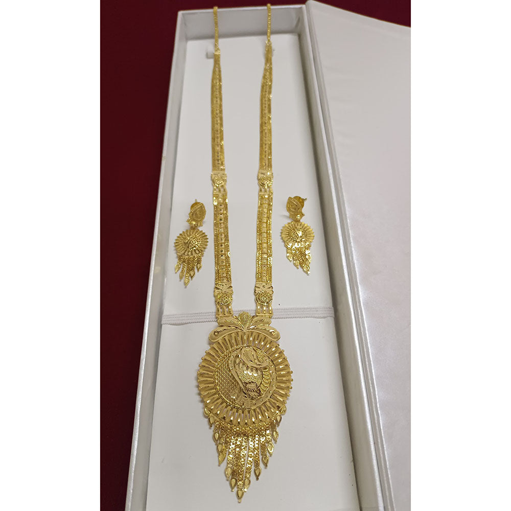 Pari Art Jewellery Royal Forming Long Necklace Set