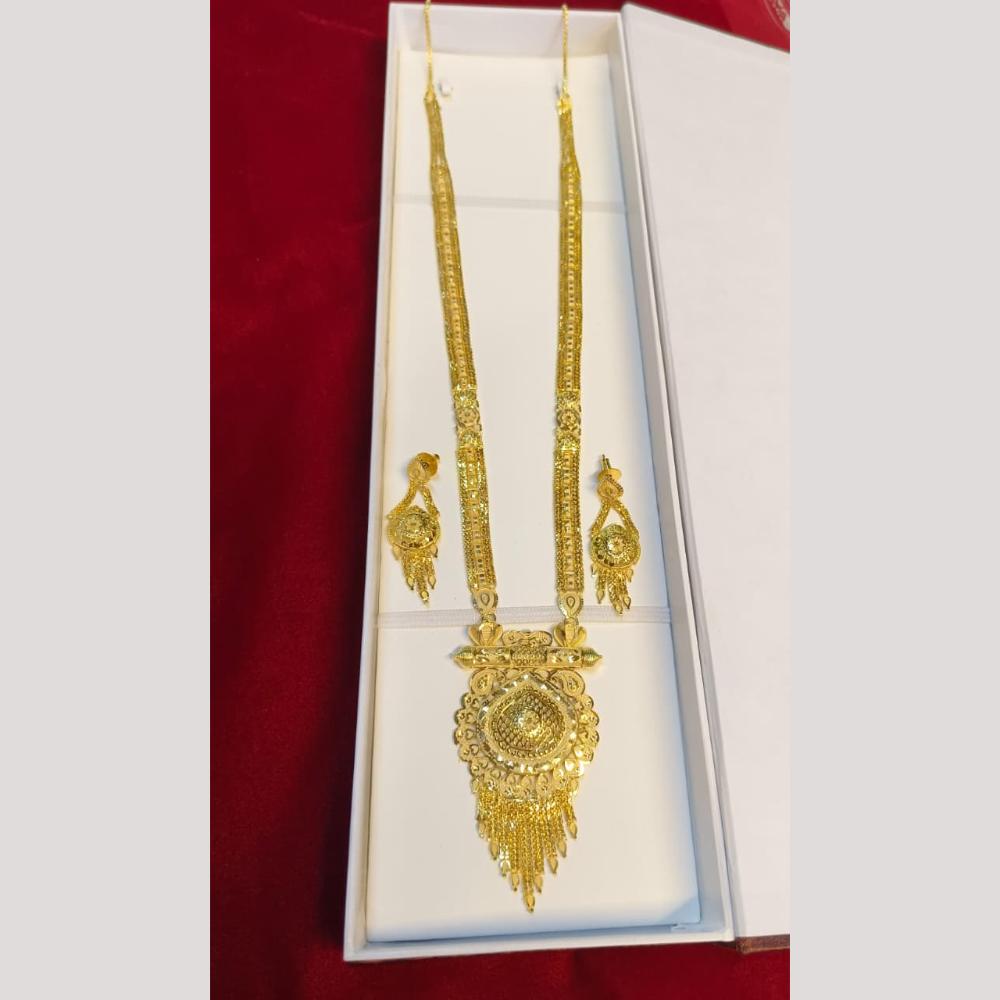 Pari Art Jewellery Royal Forming Long Necklace Set