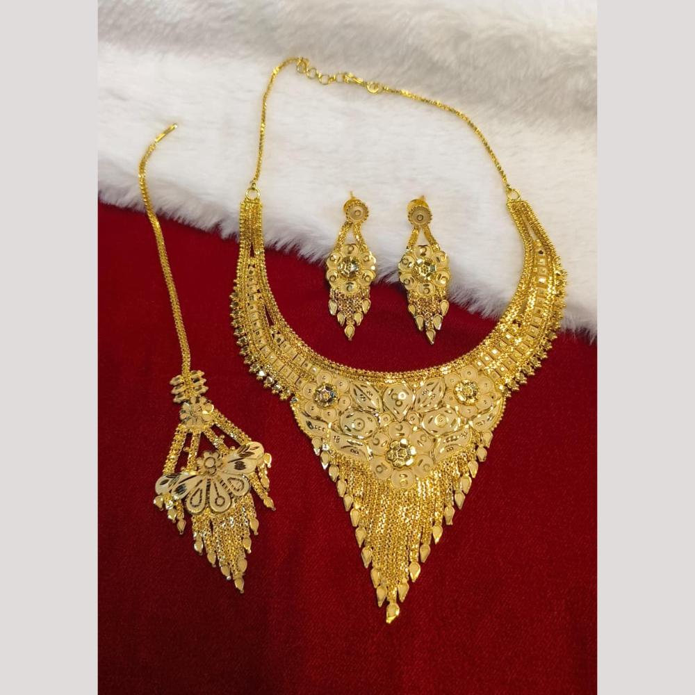 Pari Art Jewellery Royal Forming Necklace Set