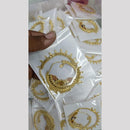 Pari Art Jewellery Elegant Forming Gold Nose Ring 