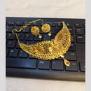 Pari Art Jewellery Royal Forming Gold Chokers Necklace Set
