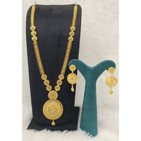Pari Art Jewellery Gold Plated Designer Long Necklace Set