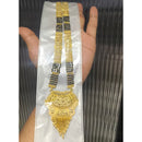Pari Art Jewellery Gold Plated Designer Long Necklace Set