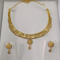 Pari Art Jewellery Gold Plated Designer Necklace Set
