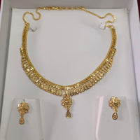 Pari Art Jewellery Gold Plated Designer Necklace Set