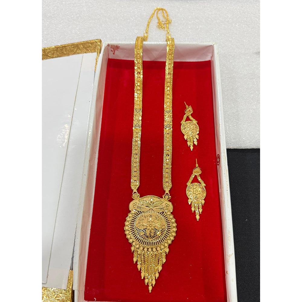 Pari Art Jewellery Royal Style Forming Long Necklace Set