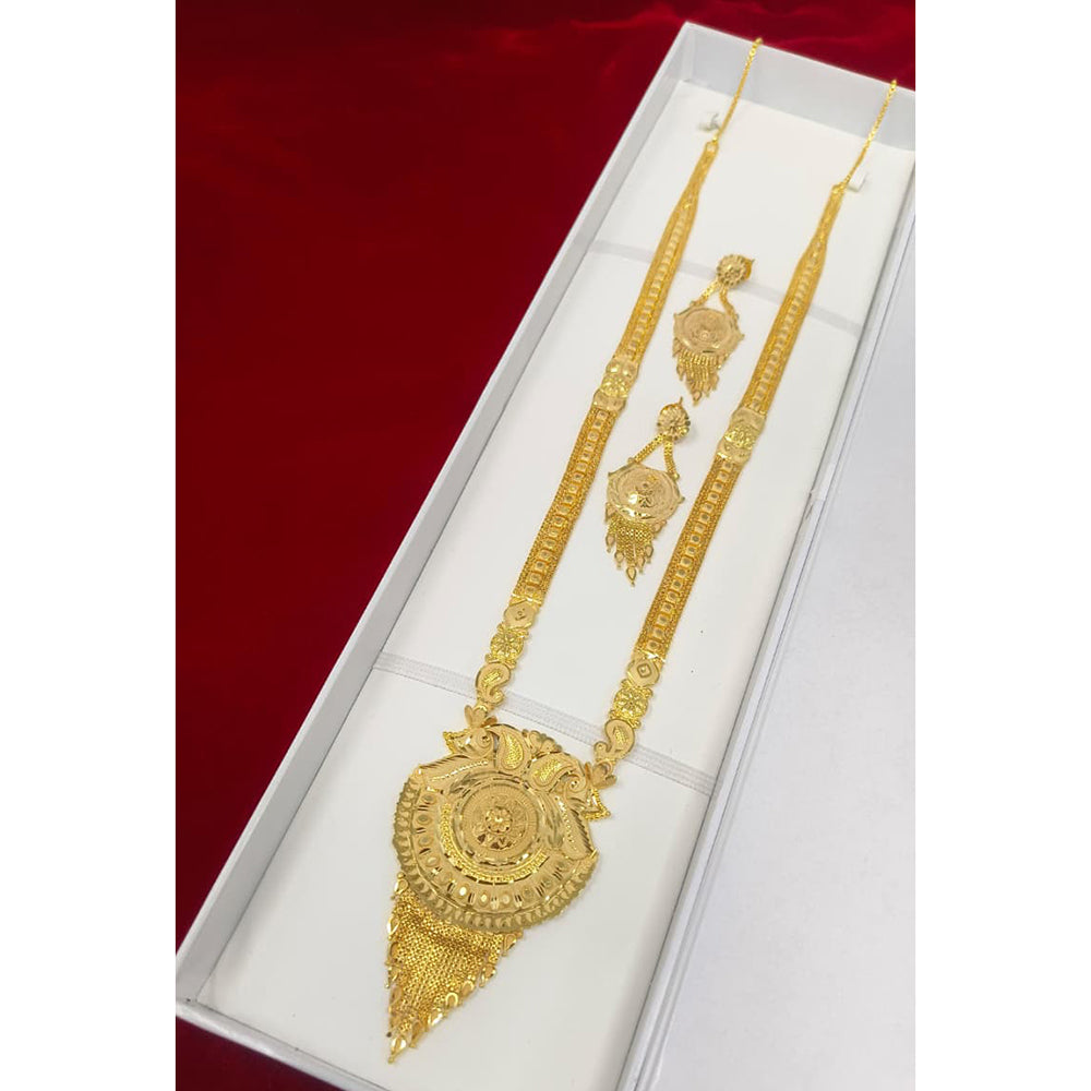 Pari Art Jewellery Royal Style Forming Long Necklace Set