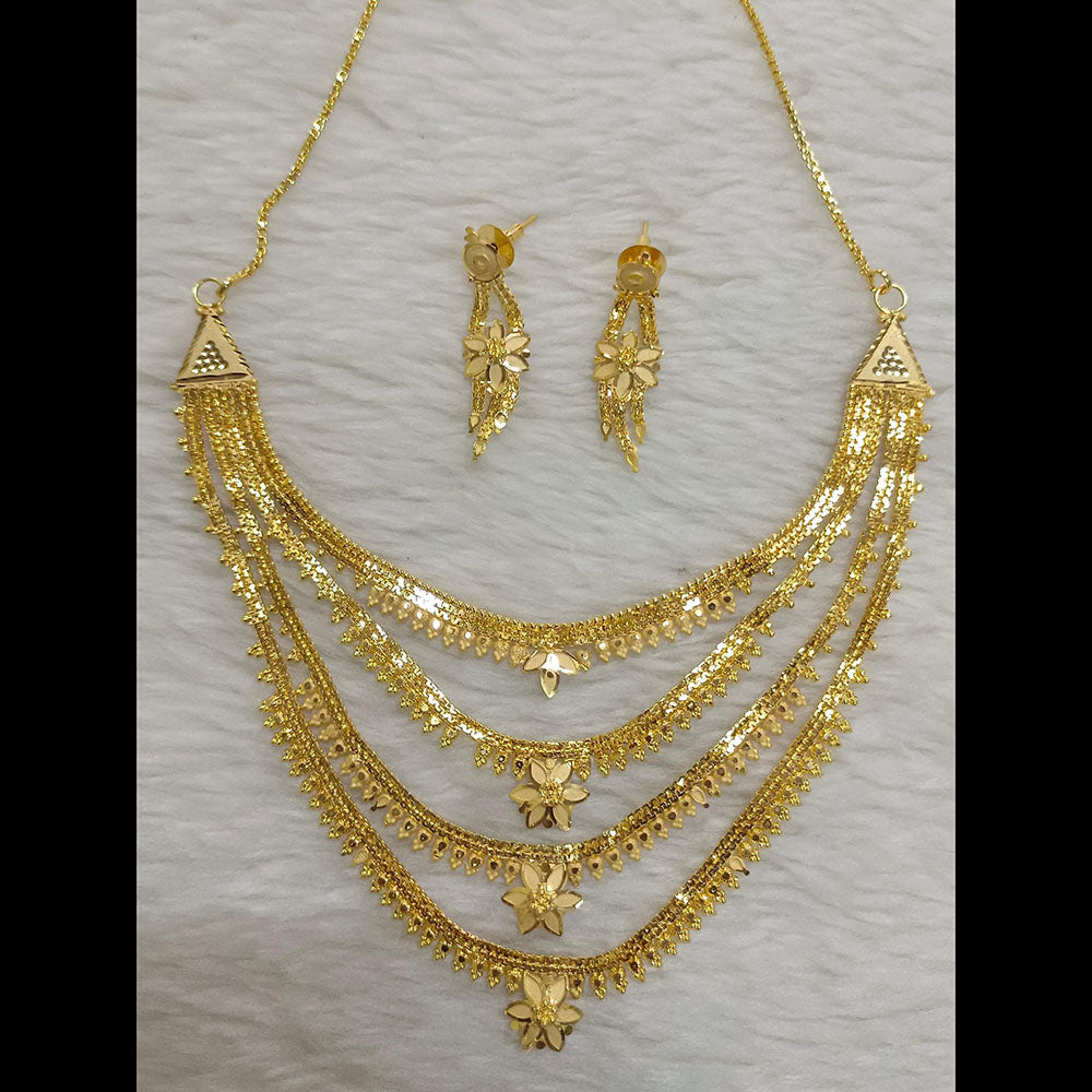 Pari Art Jewellery Forming Multi Layer Necklace Set