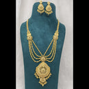 Pari Art Jewellery Forming Gold Multi Layer Long Necklace Set