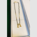 Pari Art Jewellery Stylish Black Beads Forming Mangalsutra