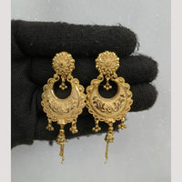 Pari Art Jewellery Classic Forming Gold Dangler Earrings