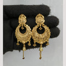 Pari Art Jewellery Classic Forming Gold Dangler Earrings