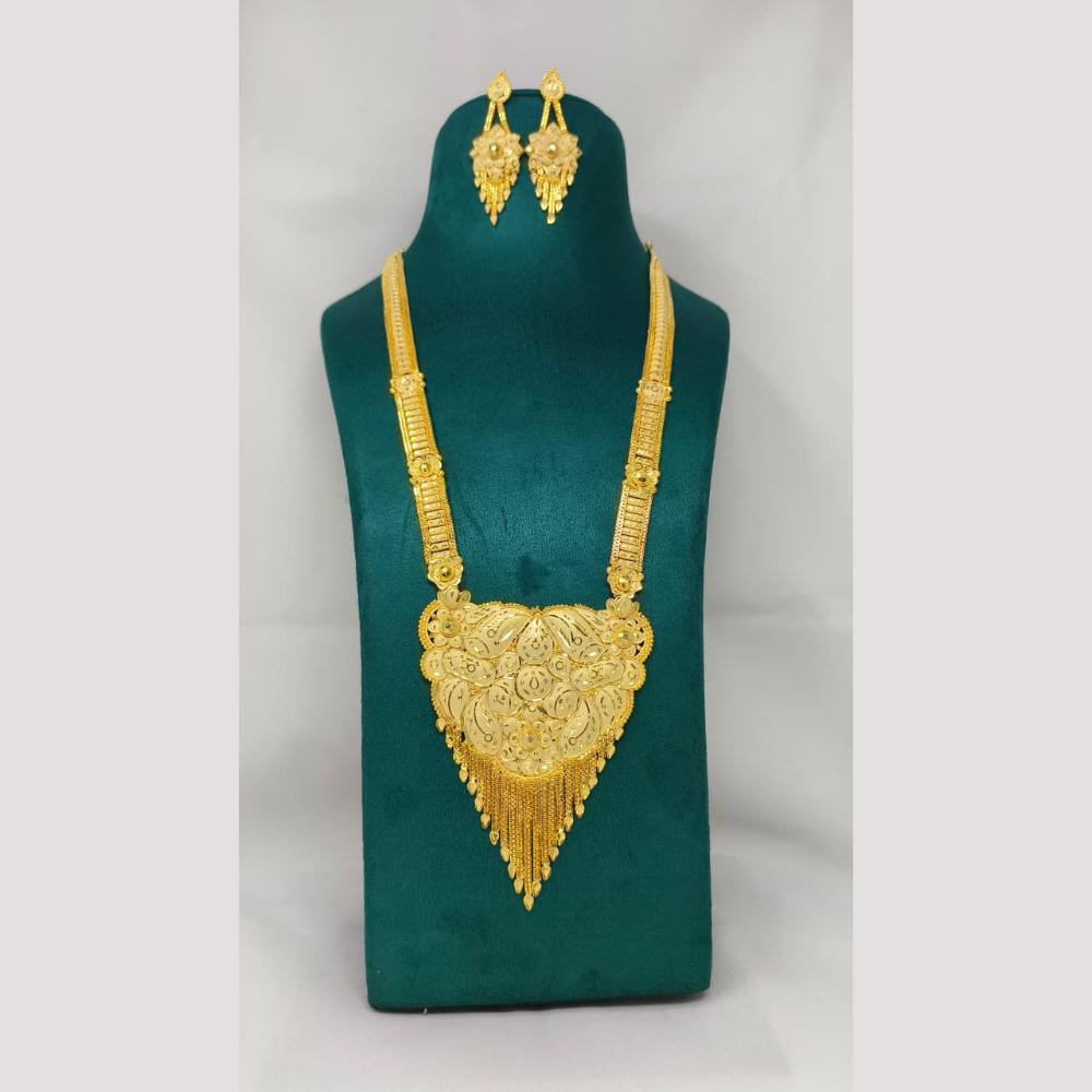 Pari Art Jewellery Royal Style Forming Long Necklace Set