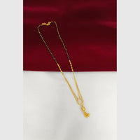 Pari Art Jewellery Stylish Black Beads Forming Mangalsutra
