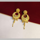 Pari Art Jewellery Classic Forming Gold Dangler Earrings