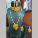 Pari Art Jewellery Premium Gold Forming Double Necklace Set