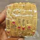 Pari Art Jewellery Stylish Pota Stone Forming Bangles Set for Women