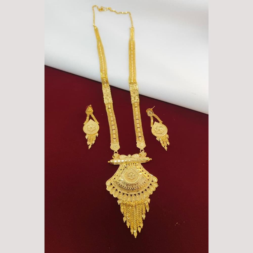 Pari Art Jewellery Royal Forming Designer Long Necklace Set