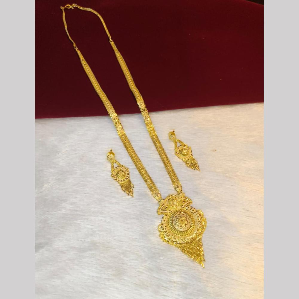 Pari Art Jewellery Royal Forming Designer Long Necklace Set