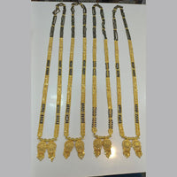 Pari Art Jewellery Stylish Black Beads Forming Mangalsutra
