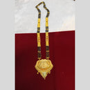 Pari Art Jewellery Graceful Forming Black Pearl Mangalsutra