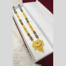 Pari Art Jewellery Graceful Forming Black Pearl Mangalsutra