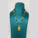 Pari Art Jewellery Graceful Forming Black Pearl Mangalsutra