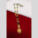 Pari Art Jewellery Graceful Forming Black Pearl Mangalsutra