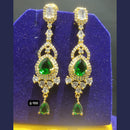 Jain Jewellers Gold Plated AD Stone Dangler Earrings
