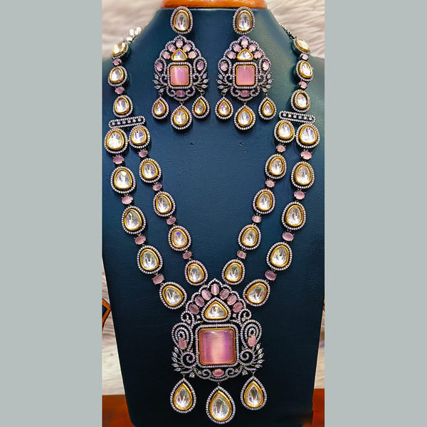 Jain Jewellers Kundan  And  AD Long  Necklace Set