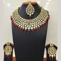 Jain Jewellers Gold Plated Kundan Necklace Set