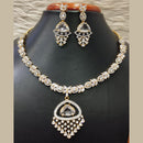 Jain Jewellers Gold Plated AD Necklace Set