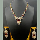 Jain Jewellers Gold Plated AD Necklace Set