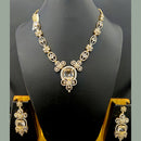 Jain Jewellers Gold Plated AD Necklace Set