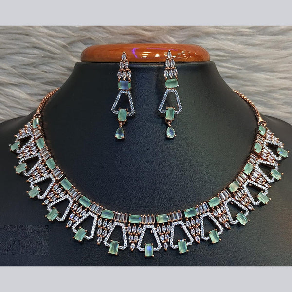 Jain Jewellers American Diamonds Necklace Set