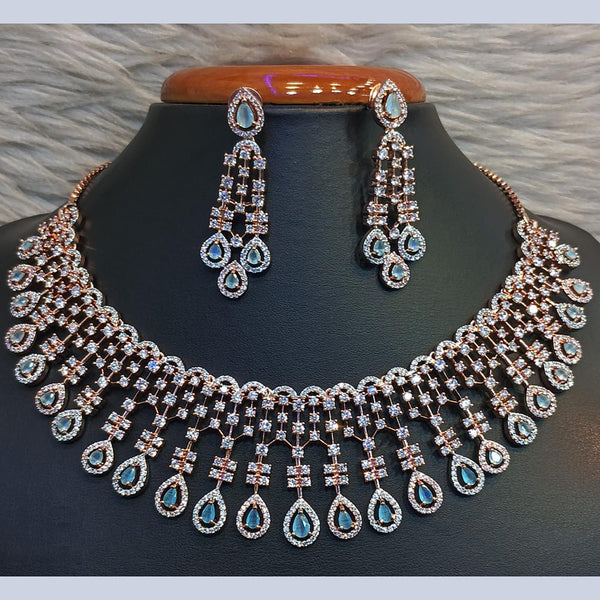 Jain Jewellers American Diamonds Necklace Set