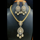 Jain Jewellers 2-Tone Polki Kundan AD Necklace Set for Women