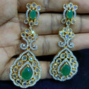 Jain Jewellers Gold Plated Exclusive American Daimonds  Bridal & Party Wear Dangler Earrings