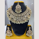Jain Jewellers Gold Plated Polki Kundan Necklace Set