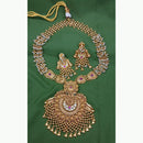 Jain Jewellers Mystic Heritage Kundan Stone Adorned Temple Necklace Set  