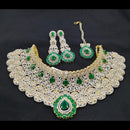 Jain Jewellers Luxury American Diamond Choker Necklace Set