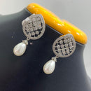 Jain Jewellers American Diamond And Beads Dangler Earrings