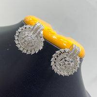 Jain Jewellers American Diamond Dangler Earrings