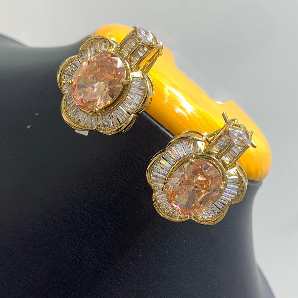 Jain Jewellers American Diamond Dangler Earrings