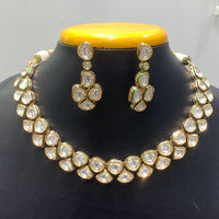 Jain Jewellers Graceful Polki Kundan Stone Choker Necklace Set
