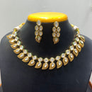 Jain Jewellers Graceful Polki Kundan Stone And Beads Choker Necklace Set