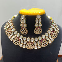 Jain Jewellers Graceful Polki Kundan Stone Choker Necklace Set