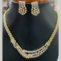 Jain Jewellers Premium American Diamond Designer Necklace Set