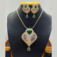 Jain Jewellers Premium American Diamond Designer Necklace Set